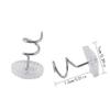 Surakey 40 Pcs Upholstery Tacks Headliner Pins Clear Heads Twist Pins for Slipcovers and Bedskirts, Bed Skirt Pins, Sheet Anti-Run Screw Fixing Pin Quilt Sofa Twist Nail Retainer, Type 1 view 4