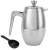 304 Grade Stainless Steel Insulated Coffee Press with Spoon, French Press Coffee Maker, Cold Brew Heat Resistant Thickened Borosilicate Coffee Pot for Camping Travel(27OZ/800ML), French Press COF view 1