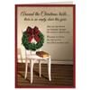 Fox Valley Traders Custom The Empty Chair Christmas Card Set of 20, Card and Front of Envelope Custom w/Design view 2