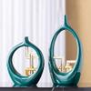 TATSEN Modern Minimalist Ceramic Hollow Vases Living Room TV Cabinet Desktop Crafts Decoration Creative Art Flower Vase Home Decoration view 4
