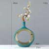 TATSEN Modern Minimalist Ceramic Hollow Vases Living Room TV Cabinet Desktop Crafts Decoration Creative Art Flower Vase Home Decoration view 2
