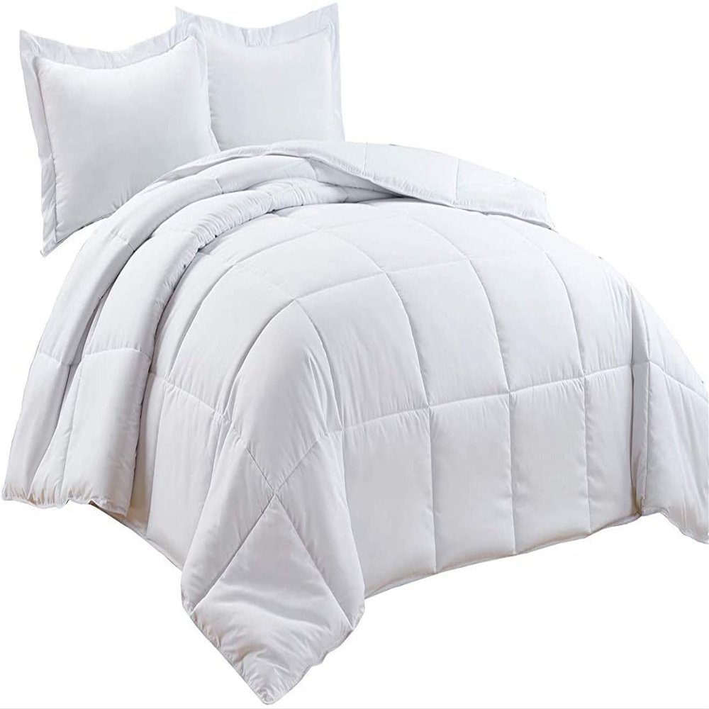 5 Piece Down Alternative Twin XL Comforter All Season White Duvet Insert Twin-XL (68'' x 90'')