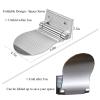 MUENG Shower Foot Rest for Shaving Legs, Non Slip Foldable Shower Foot Rest Wall Mounted Support Grip Leg Aid for Pregnant, Elderly, Patients Pedestal Footstool view 4