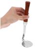 BESTonZON Barbecue Tools Pizza Kitchenware Steel Tortilla Tool Mexican Cooking Supplies Barbecue Manual Compressor for Utensils Press Presser Stainless Meat Kitchen Wooden Pie Gadget Dough view 3