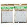 KRE Glittered White Drapes 32 x 40 Inches Artificial Drapes for Mini Christmas Villages Festive Decorating Nativity Scenes DIY Art Material Supplies Crafting Decoration Pack of 2 with Bonus Mighdas view 1
