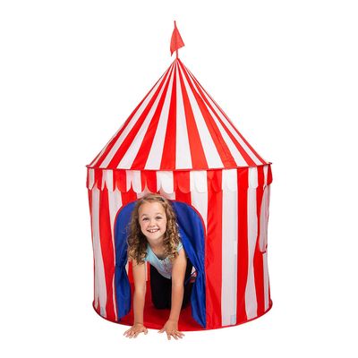 Fun Express Carnival Tent Colorful and Sturdy Pop-Up Tent for Carnival Fair or Festival Decorations Perfect for Outdoor Parties School Events Fundraisers and Themed Celebrations