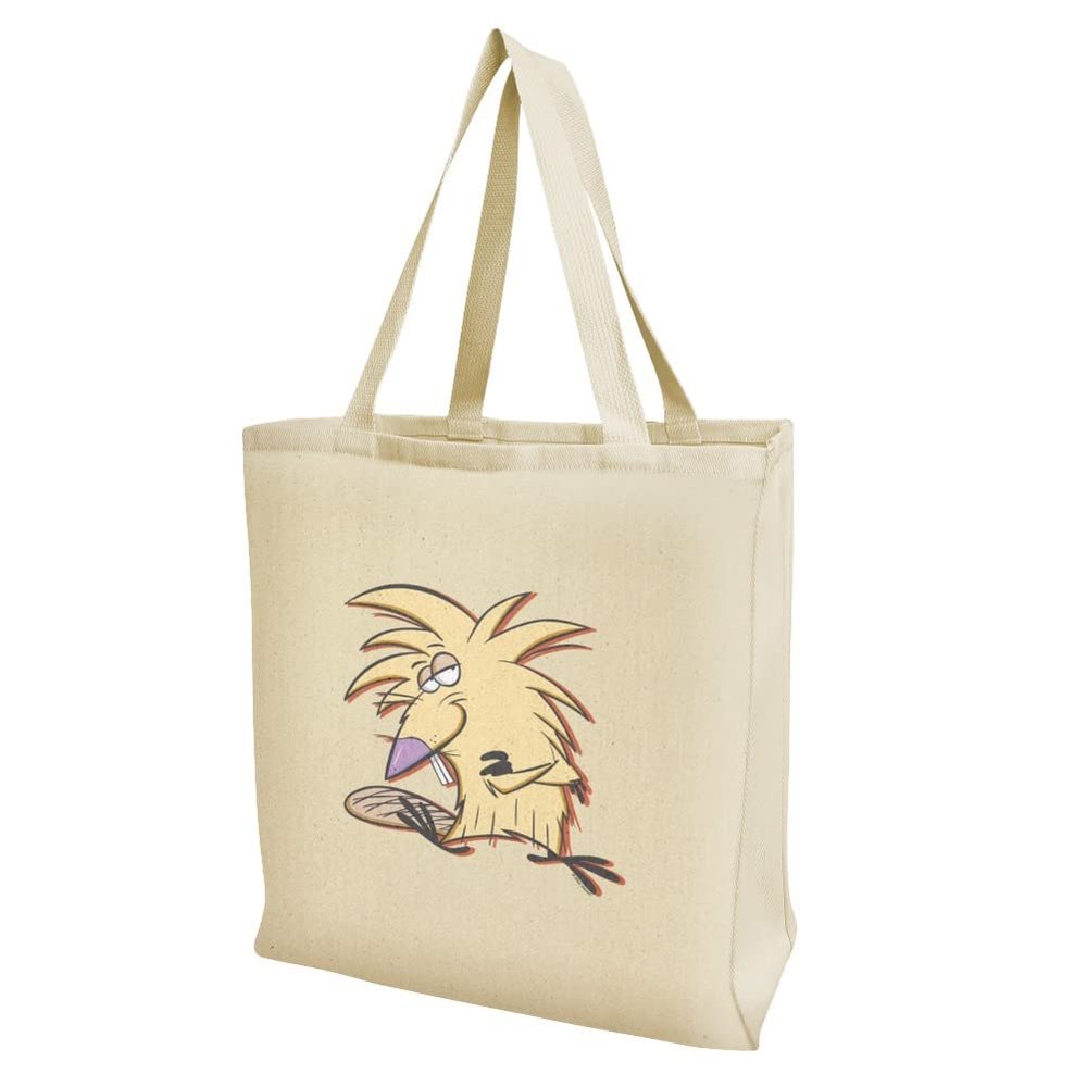 Angry Beavers Norbert Grocery Travel Reusable Tote Bag