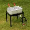 Krollen Industrial 18 Qt. Dual Basket Fryer/Fish Cooker - 55,000 BTU view 4