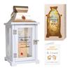 10th Wedding Anniversary Lantern, Best 10th Anniversary Wedding Gifts for Couple Wife Parents Husband Tin 10 Years of Marriage Gifts for Couple, Woemen, Wife, Her view 1