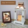 10th Wedding Anniversary Lantern, Best 10th Anniversary Wedding Gifts for Couple Wife Parents Husband Tin 10 Years of Marriage Gifts for Couple, Woemen, Wife, Her view 4