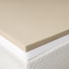 BrylaneHome 3" Gel Memory Foam Mattress Topper with Velour Cover view 1