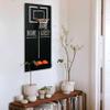 Archtwain Basketball Hoop Wall Hanging Game Board Black & White view 2