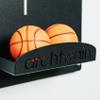 Archtwain Basketball Hoop Wall Hanging Game Board Black & White view 4