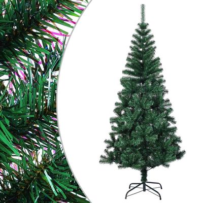 Artificial Christmas Tree,Artificial Christmas Tree Christmas Tree with Stand Xmas Tree for Home/Office/Party/Christmas Decoration Easy Assembly with Iridescent Tips Green 82.7" PVC