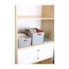 YBM HOME Stackable Plastic Storage Bin with Lid, Multipurpose for Classroom, Drawers, Desktop, Office, Playroom, Shelves, Closets, Grey, 2149-6 view 3