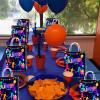 Brattol 16 Pieces Trampoline Jump Goodie Bags for Jump Birthday Party Supplies,Jump Gift Snacks Treat Candy Party Favors Bags with Handles for Kids Adults Jump Theme Party Decorations view 3