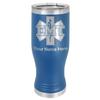 LaserGram 14oz Vacuum Insulated Pilsner Mug, EMT Emergency Medical Technician, Personalized Engraving Included (Dark Blue) view 1