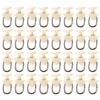 Zerodeko 100pcs Curtain Silent Runner Track Wheels Plastic Roller for Curtains Drapes Easy to Install Versatile Compatibility view 1