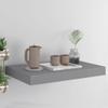 QZZCED Modern Floating Shelves,Wall Storage Shelves,Wall Mounted Shelf Organizer Unit Display Shelf,for Living Room,Bedroom,Kitchen,Bathroom,Office,Floating Wall Shelf Gray 15.7"x9.1"x1.5" MDF view 1