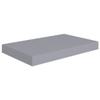 QZZCED Modern Floating Shelves,Wall Storage Shelves,Wall Mounted Shelf Organizer Unit Display Shelf,for Living Room,Bedroom,Kitchen,Bathroom,Office,Floating Wall Shelf Gray 15.7"x9.1"x1.5" MDF view 3