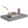QZZCED Modern Floating Shelves,Wall Storage Shelves,Wall Mounted Shelf Organizer Unit Display Shelf,for Living Room,Bedroom,Kitchen,Bathroom,Office,Floating Wall Shelf Gray 15.7"x9.1"x1.5" MDF view 4