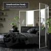 Red Lantern 6 ft. Tall Clear Plastic Partition White 5 Panel view 3