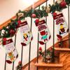 Magimagine Personalized Christmas Stockings Gifts with Name, Customized Stockings with Santa Snowman Deer Penguin Bear Xmas Decoration, Perfect for Family Holiday Christmas Party Decoration view 3