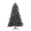 Artificial Christmas Tree,Artificial Christmas Tree Christmas Tree with Stand Xmas Tree for Home/Office/Party/Christmas Decoration Easy Assembly with Stand Green 59.1" PVC view 2