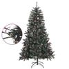 Artificial Christmas Tree,Artificial Christmas Tree Christmas Tree with Stand Xmas Tree for Home/Office/Party/Christmas Decoration Easy Assembly with Stand Green 59.1" PVC view 3