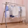 Clothes Drying Rack Outdoor Heavy Duty 59in, Hanging Clothes Drying Racks for Laundry, Laundry Drying Rack Collapsible, with Gravity Lock Device Adjustable Garment Rack view 3