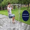 Clothes Drying Rack Outdoor Heavy Duty 59in, Hanging Clothes Drying Racks for Laundry, Laundry Drying Rack Collapsible, with Gravity Lock Device Adjustable Garment Rack view 4