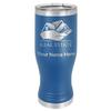 LaserGram 14oz Vacuum Insulated Pilsner Mug, Real Estate, Personalized Engraving Included (Dark Blue) view 1
