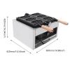 3Pcs mini Waffle Snack Making Machine Japanese Taiyaki Electric Waffle Maker, Taiyaki Fish Waffle Maker 110V, Home Use Jam & Ice Cream Waffle Maker, Stainless Steel Taiyaki Maker, Waffle Iron Maker view 2