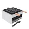 3Pcs mini Waffle Snack Making Machine Japanese Taiyaki Electric Waffle Maker, Taiyaki Fish Waffle Maker 110V, Home Use Jam & Ice Cream Waffle Maker, Stainless Steel Taiyaki Maker, Waffle Iron Maker view 3