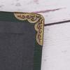 Cabilock Wedding Album, Dark Green, 22.3x21.5cm, Receipt Bill Holder, Photo Album, Ticket Collection Book view 4