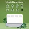 E-Macht Electric Space Heater for Indoor Use, 1500W Freestanding Convection Panel Heater with Adjustable Thermostat, Portable Wall Heater for Bedroom, Bathroom, Energy Efficient, LED Digital Display view 4