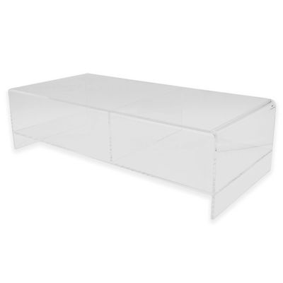 N'icePackaging - 1 Qty Extra Large 5.5" Tall Acrylic Riser Display - Heavy Duty / 5mm Thick - for Collectibles / Planters / Home / Office / Sales