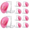 Vesici 20 Pcs Mini Cowgirl Hats Western Tiny Glitter Cowboy Shot Glasses Decor Cute Space Cowgirl Hat Boot Shot Plastic Cowboy Party Supplies Mugs for Dollhouse Decor Party Supplies view 1