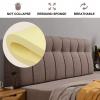 ZZYK Soft Reading Pillow Pregnancy Body Pillows Suitable for Sleeping Large Rest Headboard Backrest Removable Cover for Watching TV and Playing Games,Blue,Straps 78.7"/200cm view 4