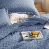 Bedsure Quilts Queen Size - Lightweight Bedspreads Queen Size with Basket Weave Pattern, Soft Quilt Bedding Set, Mineral Blue Comforter Set Coverlet for All Seasons with 2 Pillow Shams (90" x 96") view 2