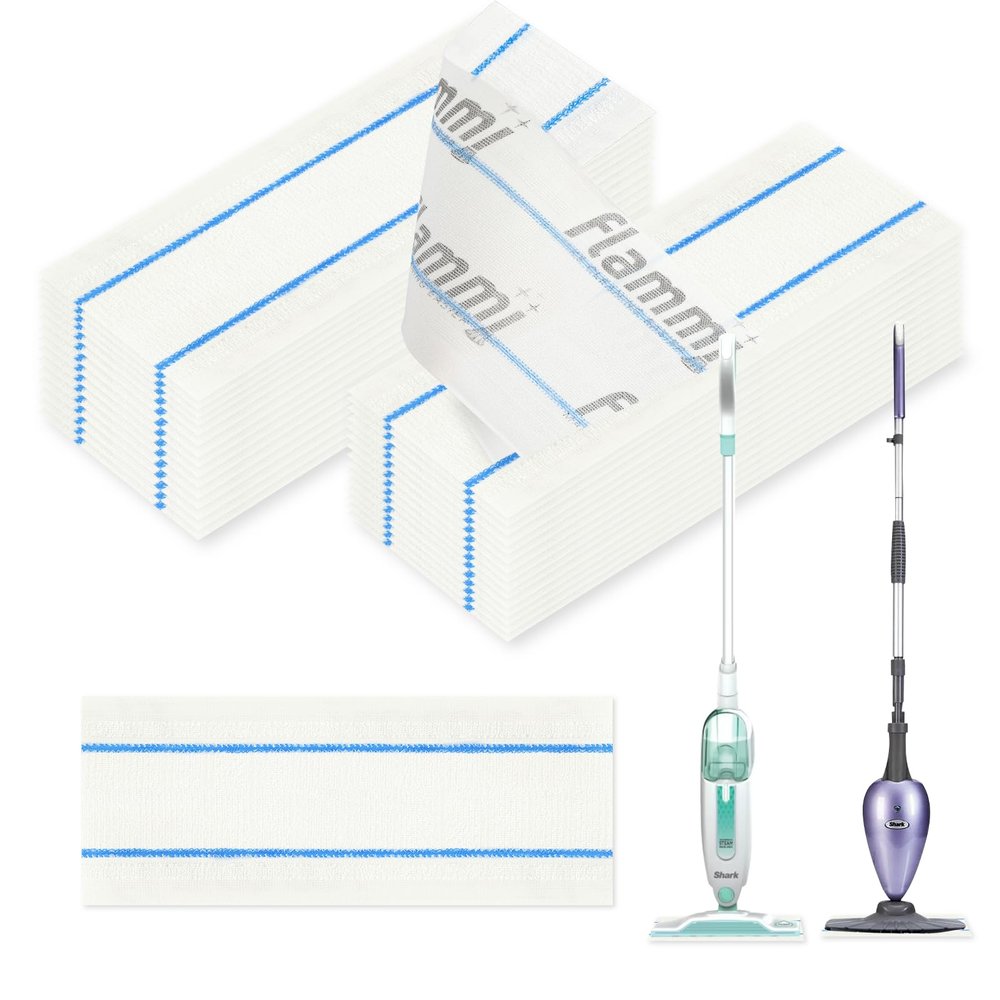 Flammi 30-Pack Disposable Pads for Shark S1000/S3101/SK410 Steam Mop
