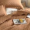 Bedsure Quilts Queen Size - Lightweight Bedspreads Queen Size with Basket Weave Pattern, Soft Quilt Bedding Set, Hazel Brown Comforter Set Coverlet for All Seasons with 2 Pillow Shams (90" x 96") view 3