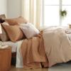Bedsure Quilts Queen Size - Lightweight Bedspreads Queen Size with Basket Weave Pattern, Soft Quilt Bedding Set, Hazel Brown Comforter Set Coverlet for All Seasons with 2 Pillow Shams (90" x 96") view 4