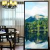 Decortive Window Film Privacy ForestStatic Cling Window Stickers No Glue Frosted Window Coverings Window Window Tint (W x L) 90x140cm(35.2"x55.1") view 1