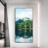 Decortive Window Film Privacy ForestStatic Cling Window Stickers No Glue Frosted Window Coverings Window Window Tint (W x L) 90x140cm(35.2"x55.1") view 2