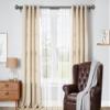 1 Inch Double Curtain Rods 72 to 144 Inches (6 to 12 ft), USFOOK Black Drapery Rods for Windows 69 to 140 Inches, Telescoping Dual Curtain Rod with Woven Leaf Finials view 2
