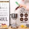 FoundGo Electric Grain Mill 10.6oz/300g Commercial Grain Grinder Stainless Steel Powder Grinding Machine 25,000rpm Pulverizer for Spice/Coffee/Flour/Pepper/Herb Superfine (300g, Standing) view 4