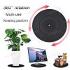 2 Packs Round Bonsai Turntable, Rotating Platform, Swivel Stand Rotating Tray, With Steel Ball Bearings, Universal Rotary Plate, For Packaging Carving Bonsai Flower Arrangement view 2