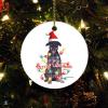 Ornament Dog Tangled in Lights Merry Christmas Dog Ornament Keepsake Holiday Present Dog Lovers 2022 Xmas Trees Decorations Keepsake Gifts view 1