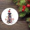Ornament Dog Tangled in Lights Merry Christmas Dog Ornament Keepsake Holiday Present Dog Lovers 2022 Xmas Trees Decorations Keepsake Gifts view 2
